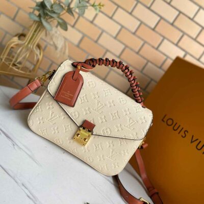 Replica Louis Vuitton Pochette Metis M44881 Navy Blue/Beige/White